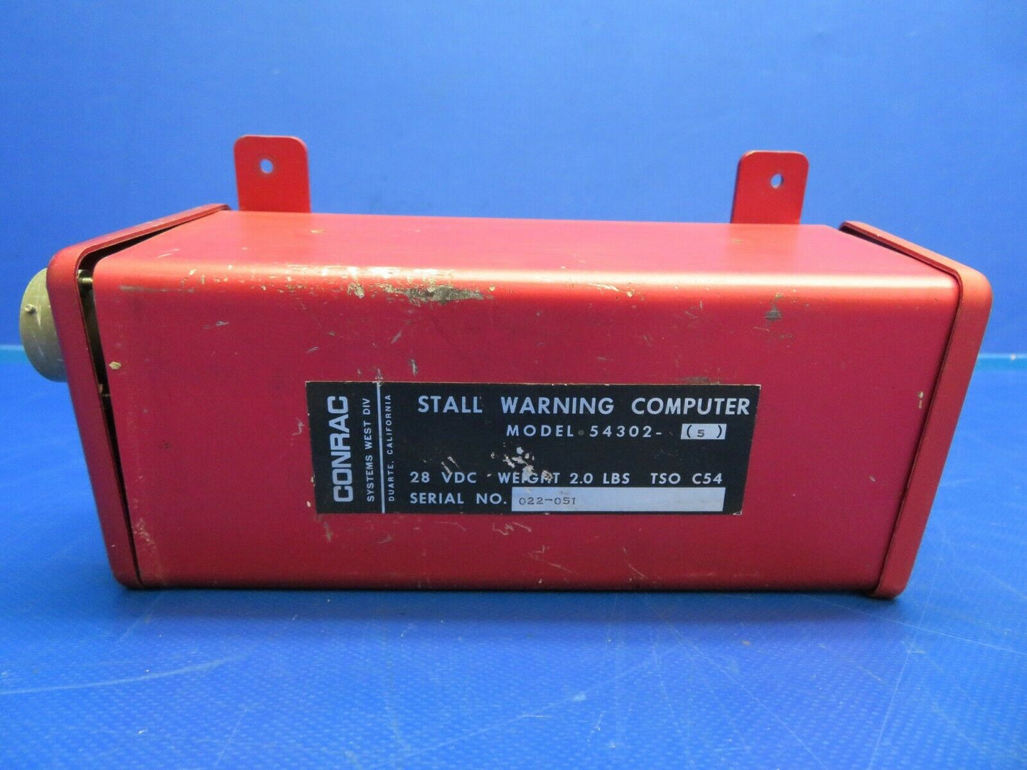 Conrac Stall Warning Computer P/N 54302-5 FOR PARTS (0720-759)