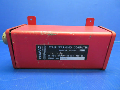 Conrac Stall Warning Computer P/N 54302-5 FOR PARTS (0720-759)