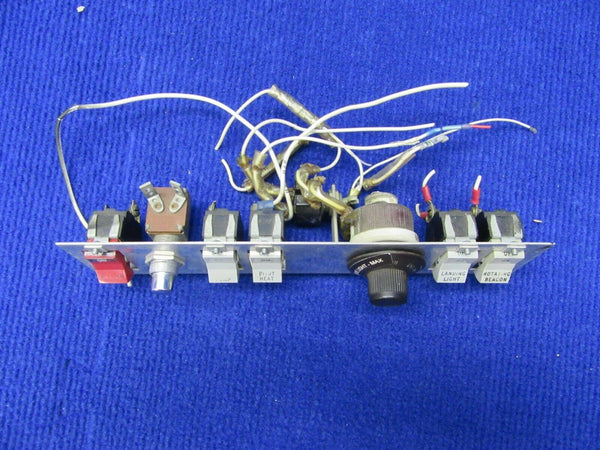 Piper PA-32-300 Cherokee Six Instrument Switch Panel P/N 487-868 (1121-417)