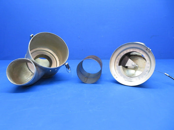 Cessna 310 / 310Q RH Air Induction Canister w/ Cap P/N 0850344-56 (0923-339)