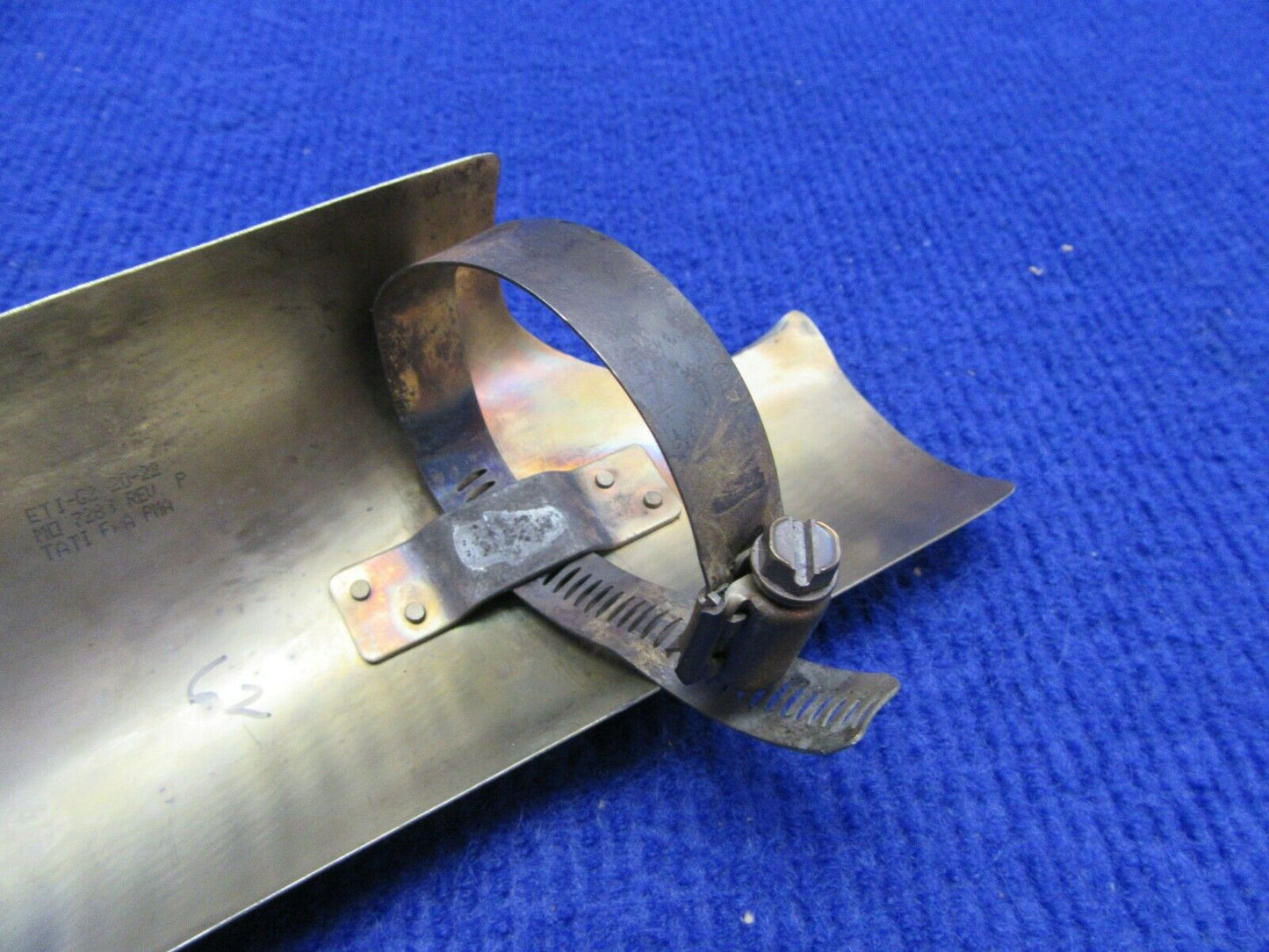 Cirrus SR-22 Heat Shield LH Exhaust P/N ETI-G2-20-22 (0122-417)