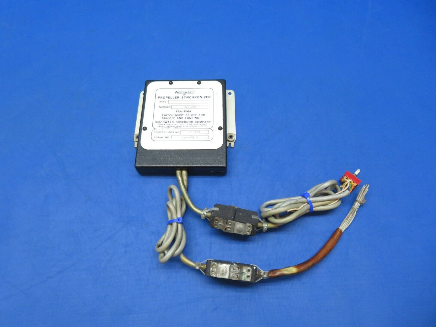 Cessna 310 / 310Q Woodward Propeller Synchronizer w/Switch P/N 213433 (0823-710)