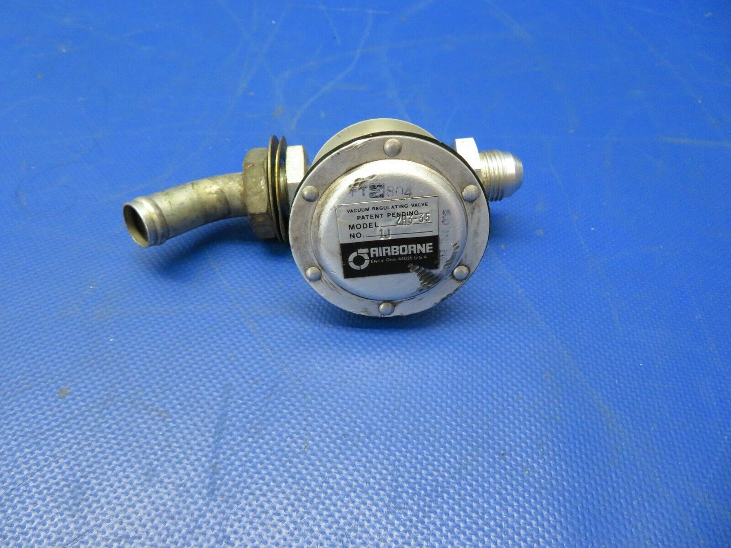 Airborne Vacuum Regulating Valve P/N 2H3-35 Cessna 210 / T210N  (0921-138)