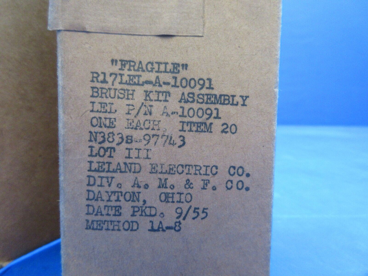 Leland Brush Kit P/N A-10091 (1123-904)