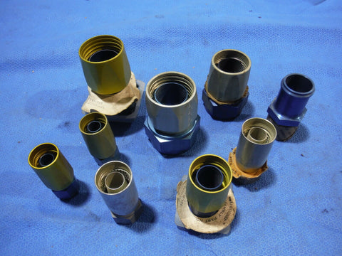 Misc. Aeroquip Aircraft Fittings   NOS    SOLD IN ONE LOT ONLY  (715-102)