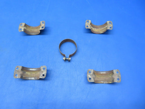 Beech B33 Debonair Exhaust Clamps P/N 186-8A, 35-950126 LOT (0923-617)