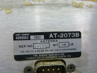 Bendix AT-2073B Antenna P/N 4000983-7002 (0520-136)