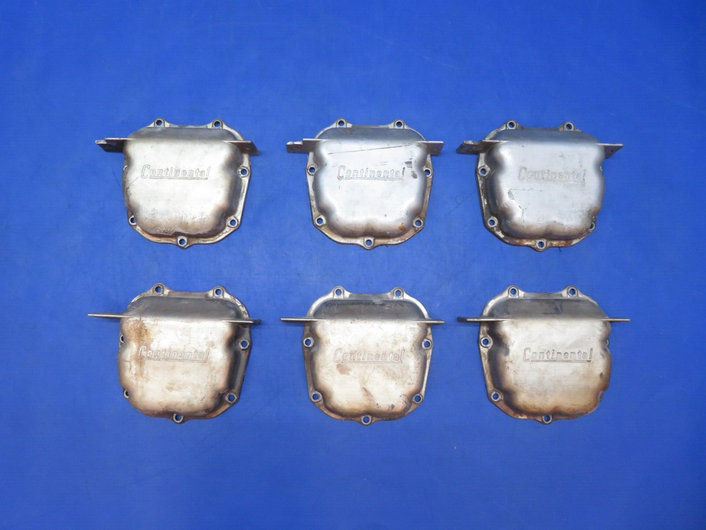 Continental E225-8 Rocker Valve Cover P/N 532450 SET OF 6 (0723-633)