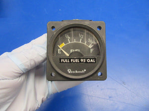 Beech Baron Hickok Lighted Fuel Quantity Gauge P/N 58-380051-13 (0218-57)