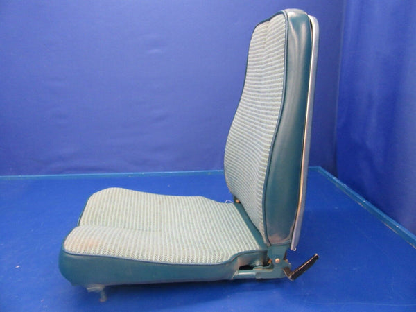 Piper PA-32 Cherokee Six Center Seat Turquoise Leather Trim / Cloth (0418-200)