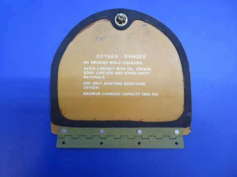 Piper Oxygen Fill Access Plate P/N 19802-005 NOS (0922-668)