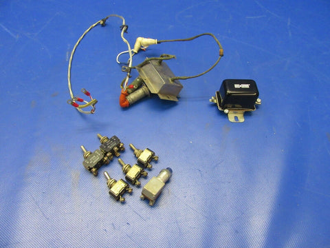 Piper PA-28-235 Switches, Voltage Reg, Radio Interface LOT AN3027-1 (0521-397)