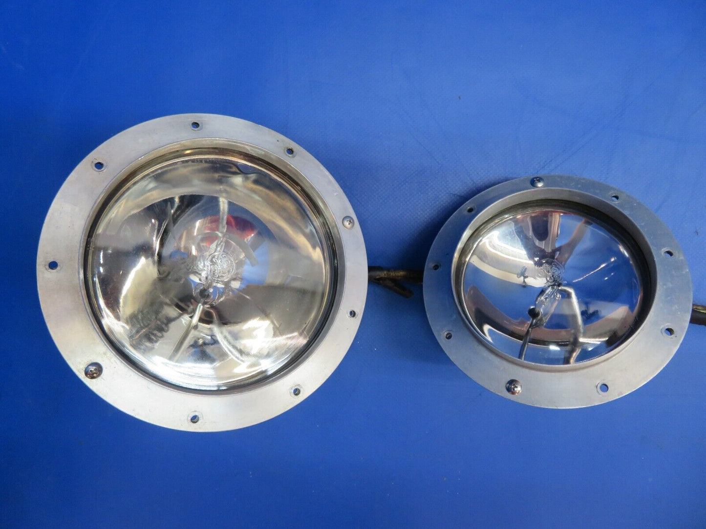 Brantly B2B Helicopter Landing Light Housing & Retainer LOT OF 2 (1022-799)