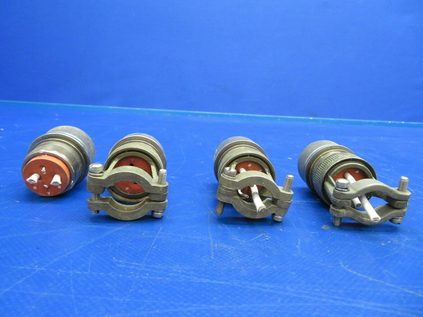 Matrix Amphenol Circular Connector P/N MS23456L20-24D LOT OF 4 (0720-846)
