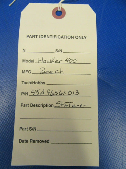 Beech 400 Stiffener P/N 45A96561-013 NOS (0419-411)