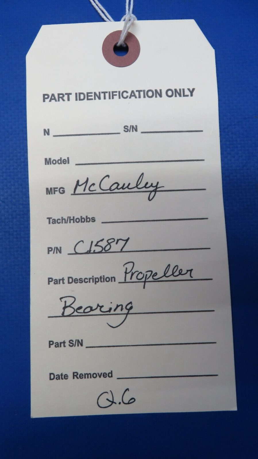 McCauley Threaded Propeller Bearing P/N C1587 (0523-280)
