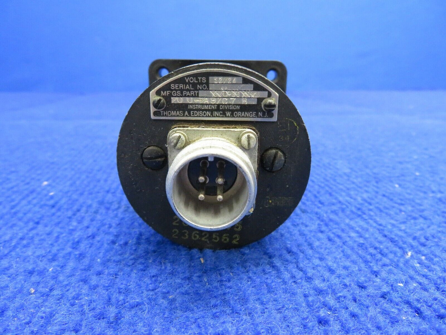 Cessna 310 Thomas Edison Outside Air Temp. Gauge P/N 0813601-7 (0222-310)