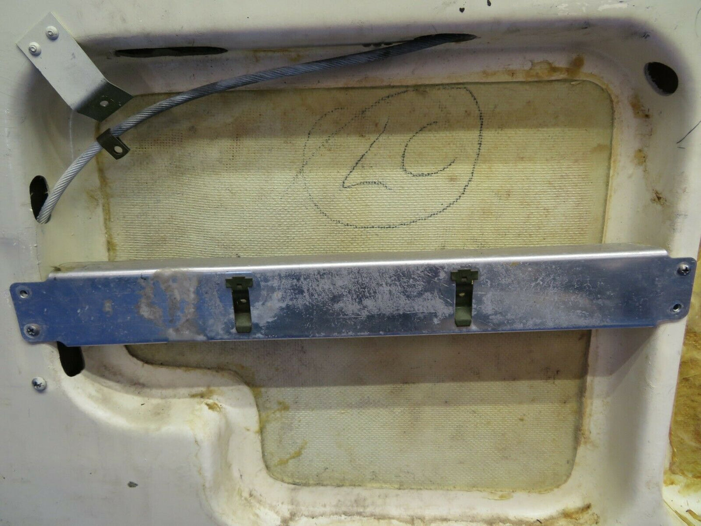 Piper PA-32RT-300 Cabin Door AFT Window Tint Grey P/N 96981-09 (0620-626)