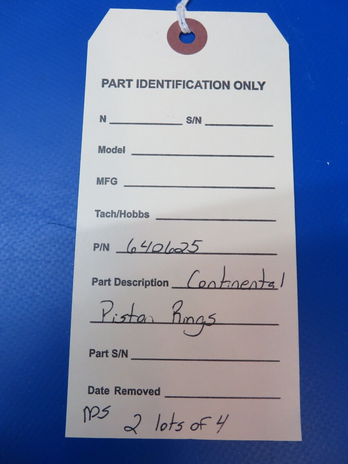 Continental .005" Oversize Piston Ring Kit P/N 640625A3P005 (1222-368)