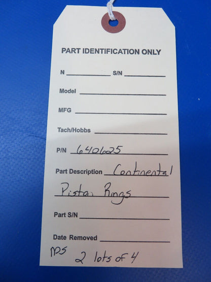 Continental .005" Oversize Piston Ring Kit P/N 640625A3P005 (1222-368)