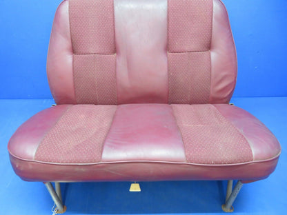 Cessna 172 / 172I Rear Seat Assy Maroon Vinyl Reclining P/N 0514010-1 (0923-608)