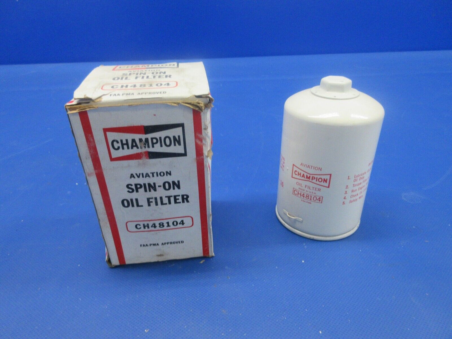 Champion Spin-On Oil Filter LOT OF 3 P/N CH48104, CH48111 NOS (0224-619)