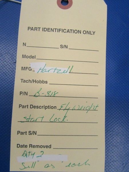 Hartzell Governor Fly Weight Start Lock B-318 (0519-54)