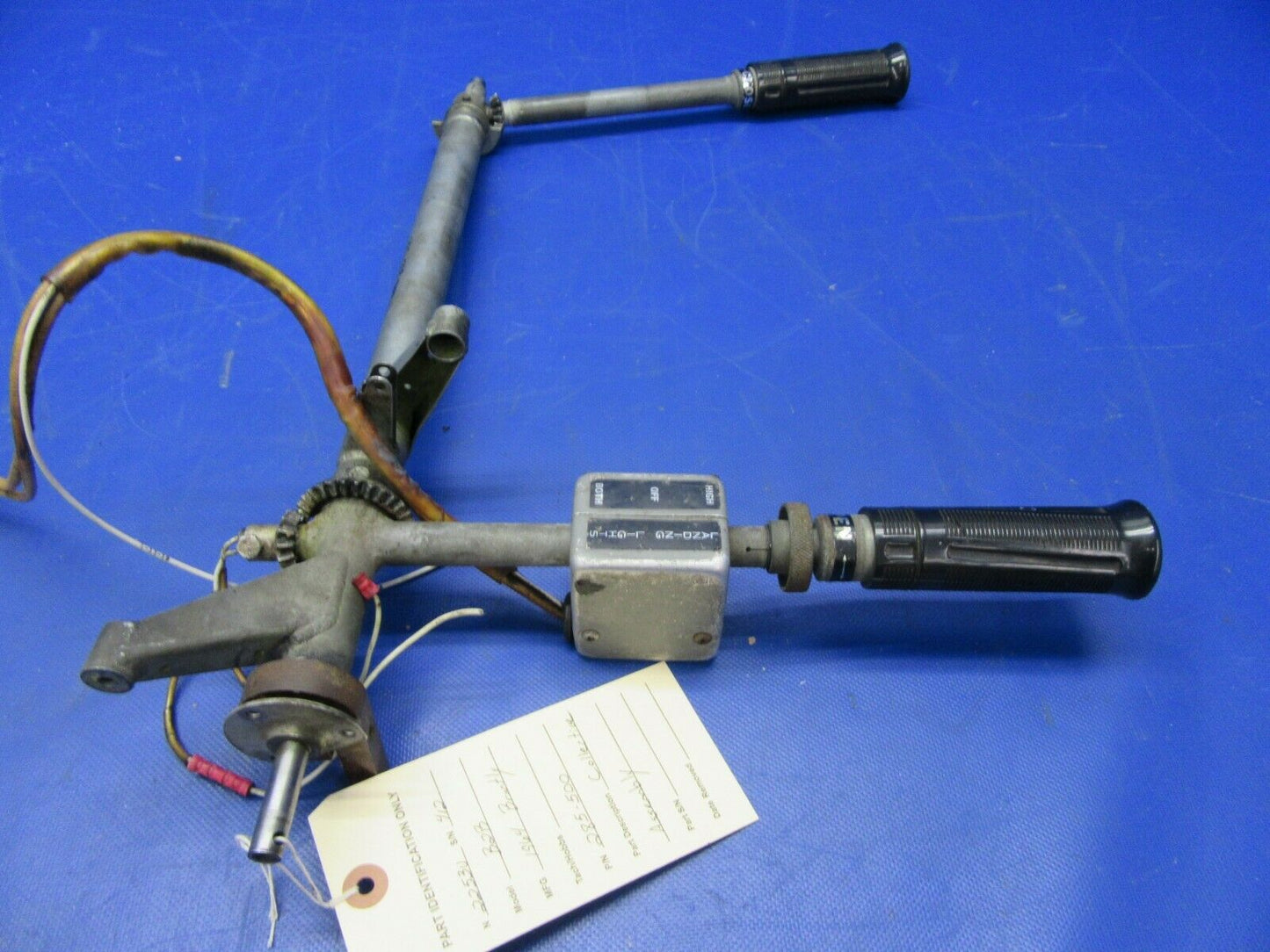 Brantly B2B Helicopter Collective w/ Landing Light Switch 285-500 (0921-484)