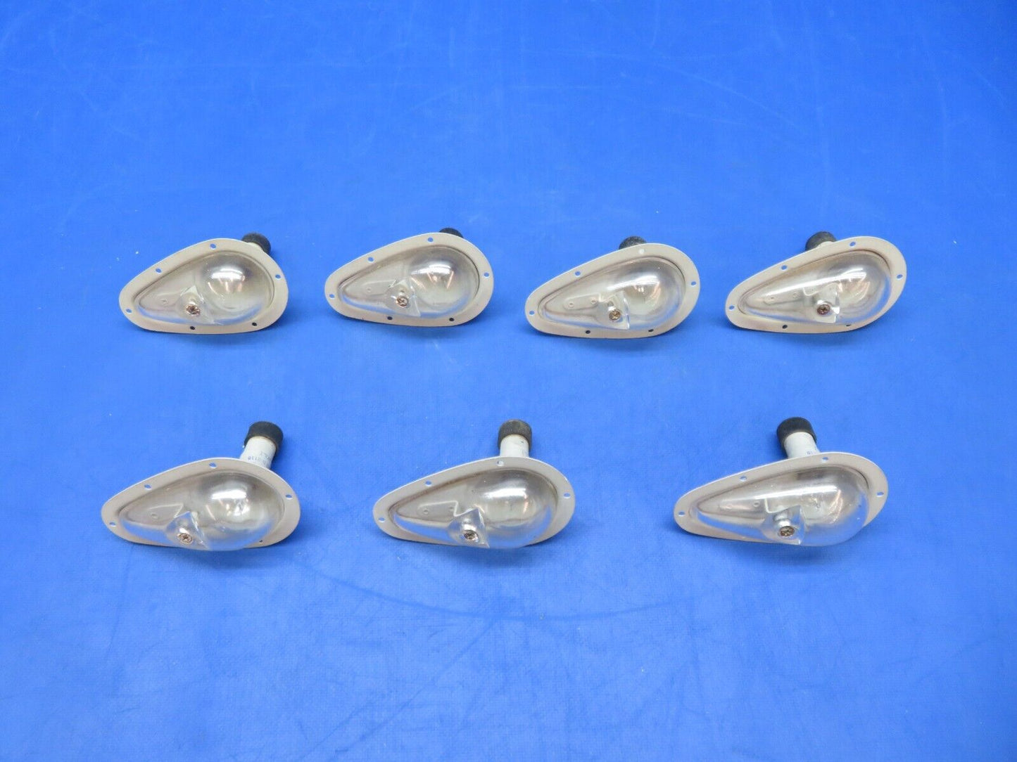 Grimes Aviation Upward Light 26v P/N AN3097-2 Cracked Lenses LOT OF 7 (0923-551)