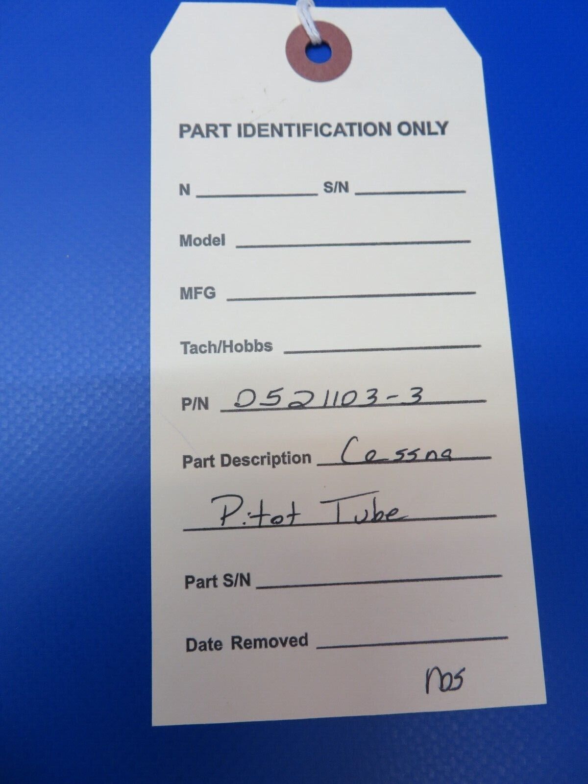 Cessna Pitot Tube P/N 0521103-3 (0922-393)