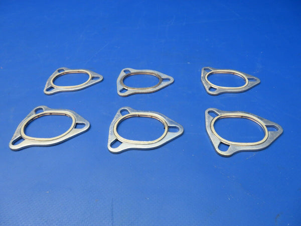 Lycoming Exhaust Gasket P/N LW15486 LOT OF 6 NOS (1122-153)