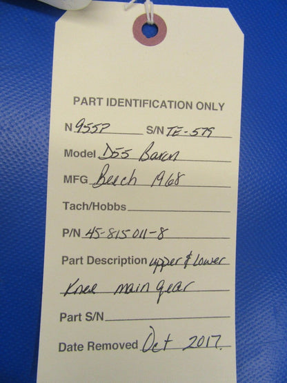 Beech Baron D55 Upper & Lower Knee Main Gear P/N 45-815011-8 (1017-131)
