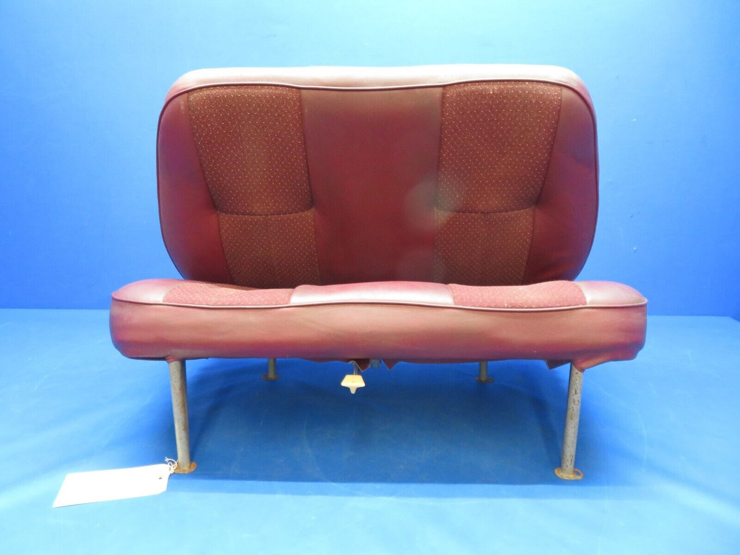 Cessna 172 / 172I Rear Seat Assy Maroon Vinyl Reclining P/N 0514010-1 (0923-608)
