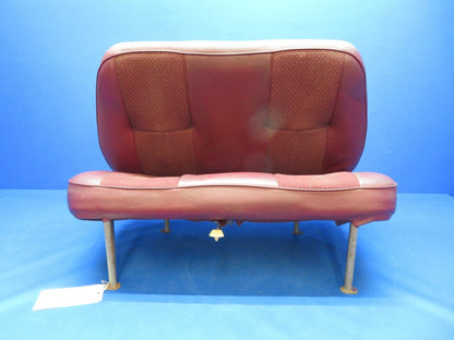 Cessna 172 / 172I Rear Seat Assy Maroon Vinyl Reclining P/N 0514010-1 (0923-608)