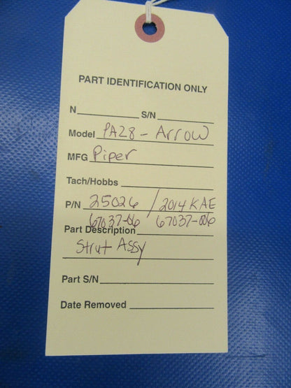 Piper Arrow Strut Assy P/N 67037-006 Casting 25026 RH (0319-47)