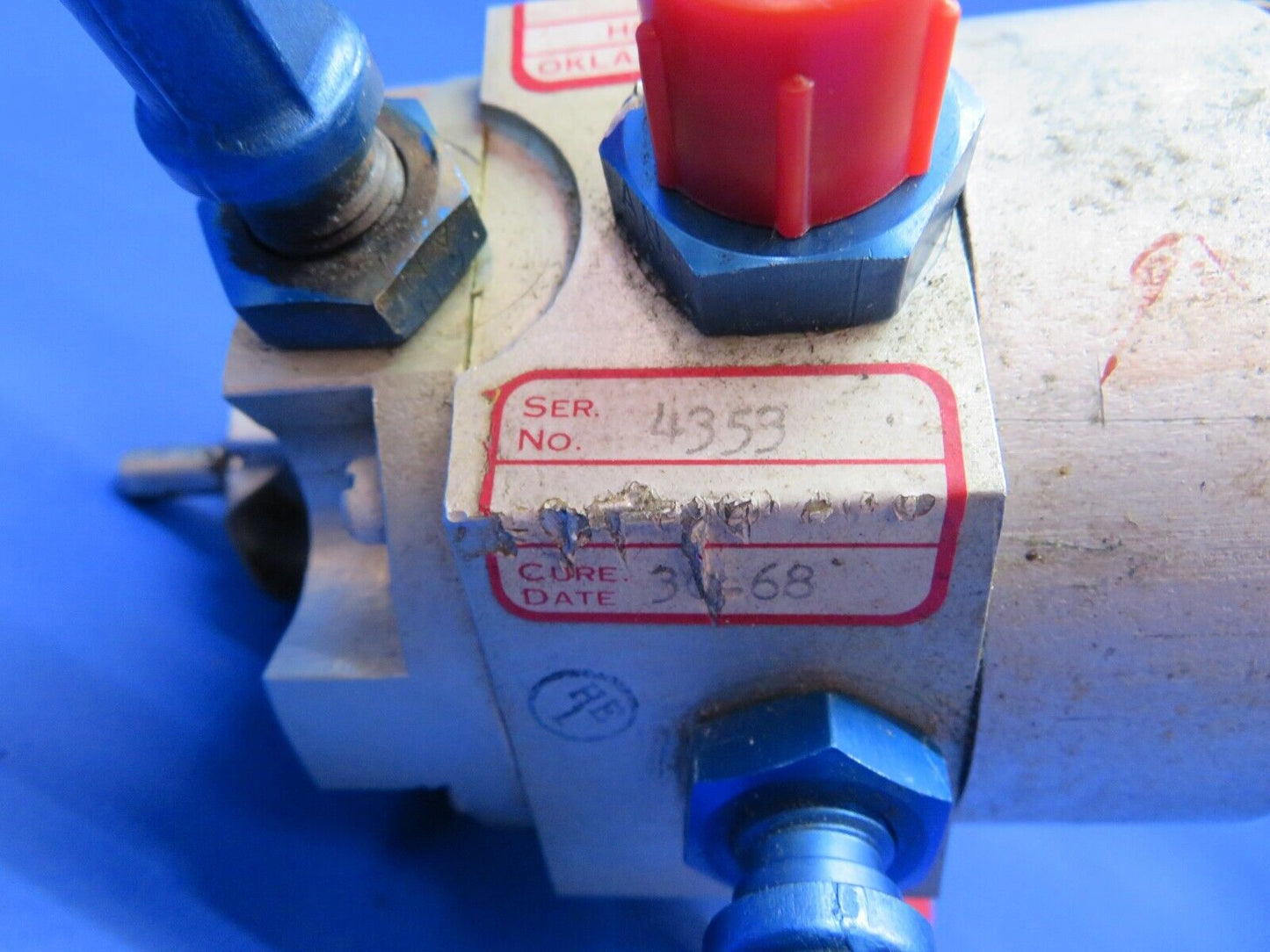 Bellanca 17-30 Viking H&E Fuel Selector Valve P/N HE825-1 CORE (0922-629)
