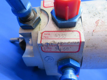 Bellanca 17-30 Viking H&E Fuel Selector Valve P/N HE825-1 CORE (0922-629)