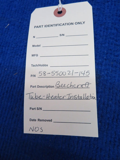 Beechcraft Tube-Heater Installation P/N 58-550021-145 NOS w/ 8130 (0622-348)