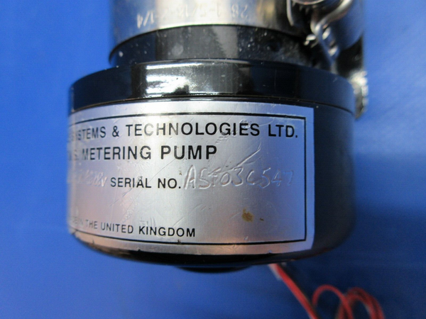 Beech Aerospace Systems TKS De-Ice Metering Pump P/N 9511AAZ292146 (0623-146)