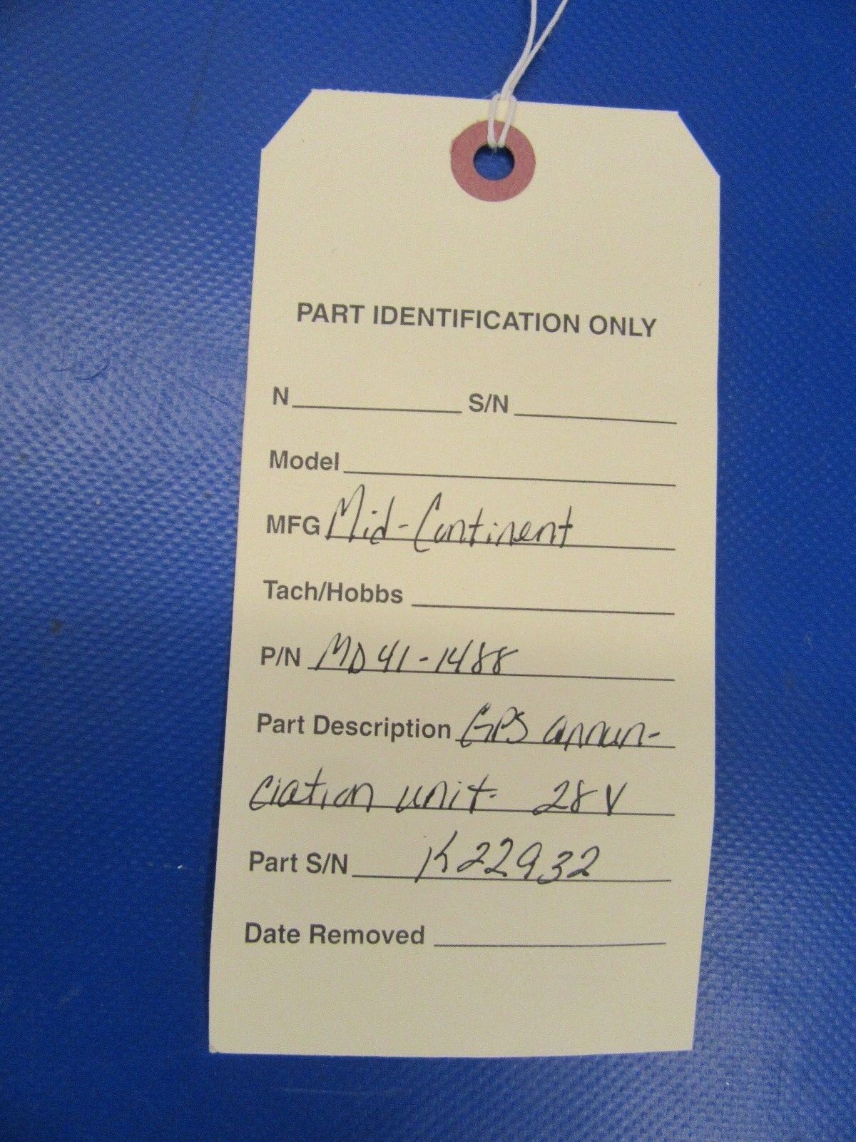 Mid Continent GPS Annunciation Unit 28V P/N MD41-1488 (0518-113)
