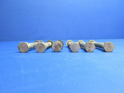 Cessna 172 / 172H McCauley Propeller Bolt P/N A-2513-16 LOT OF 6 (1123-698)