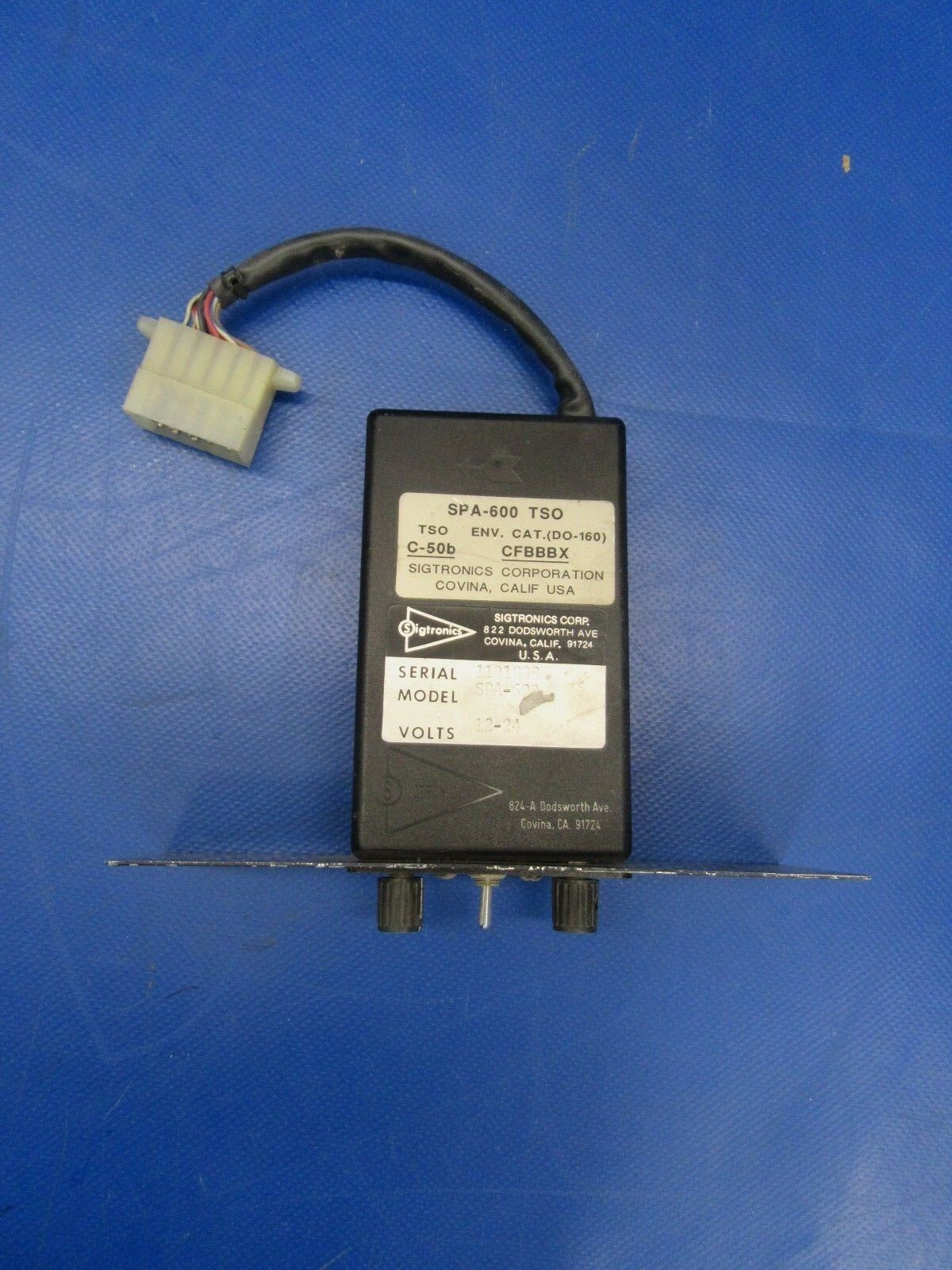 Sigtronics Intercom 12-24 Volts P/N SPA-600 (0518-19)