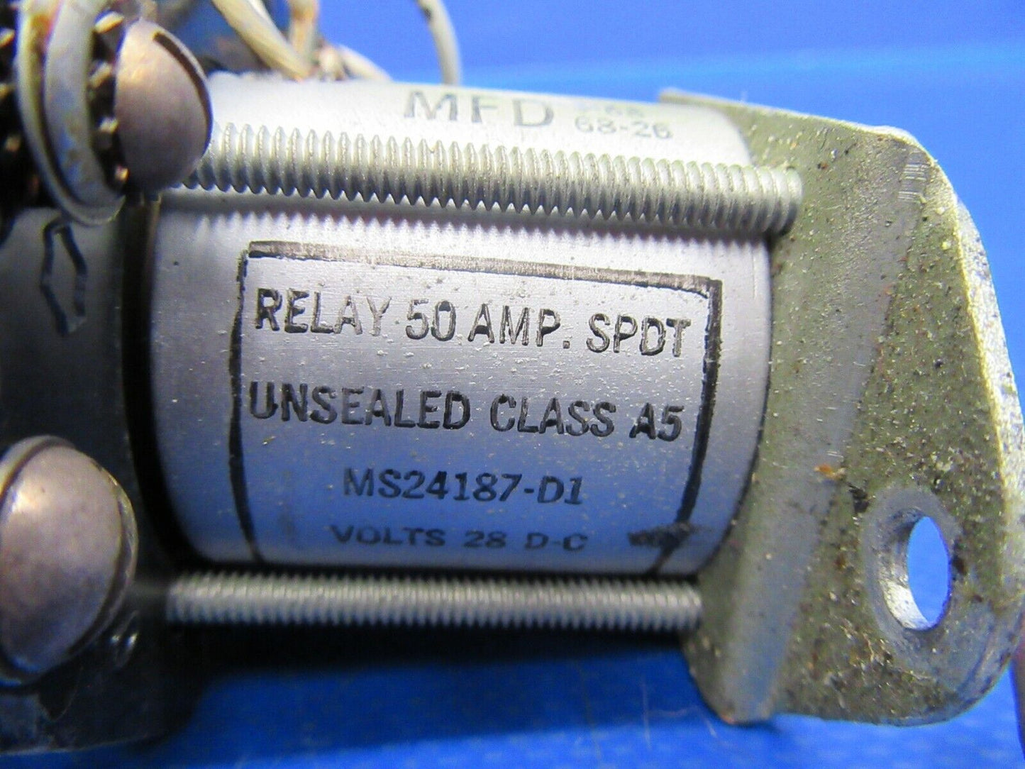 Cutler Hammer Relay 50 Amp 28 Volt P/N MS24187-D1 (0619-189)