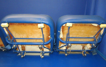 Cessna 310 R #3, #4Passenger Seat Blue Leather & Cloth (0918-306)