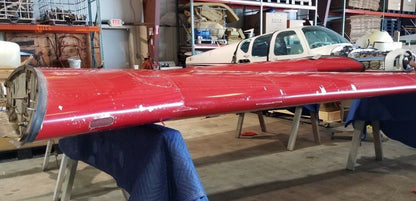 Damaged 1961 Beech 35-A33 Debonair / Bonanza Left Wing 33-110000-661 (0918-224)