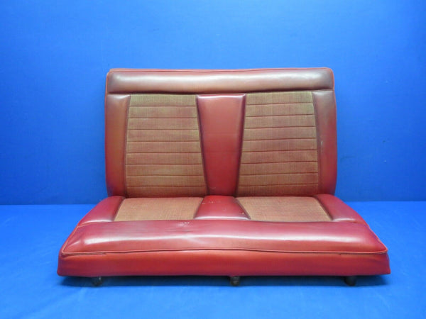 Piper PA-28R-180 Rear Seat Assy Red Vinyl P/N 65700-06 (1123-399)