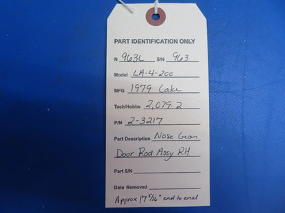 Lake LA-4-200 Nose Gear Door Assy RH P/N 2-3217 (1222-863)