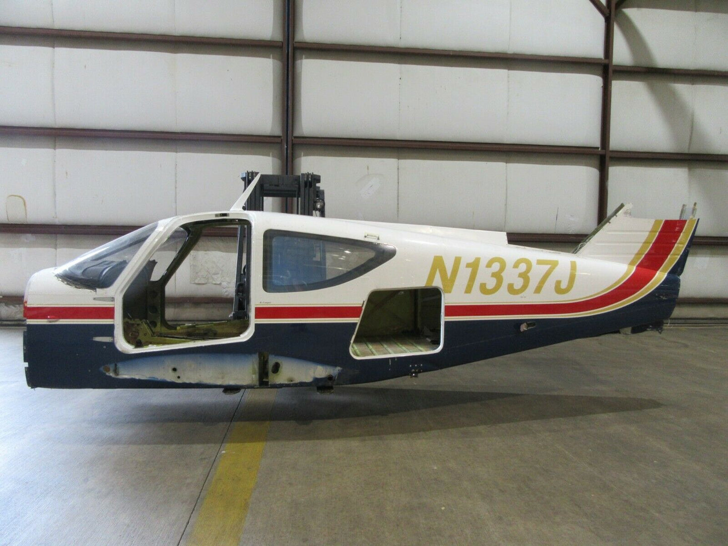 Damaged 1975 Rockwell Commander 112A Fuselage (0720-01)