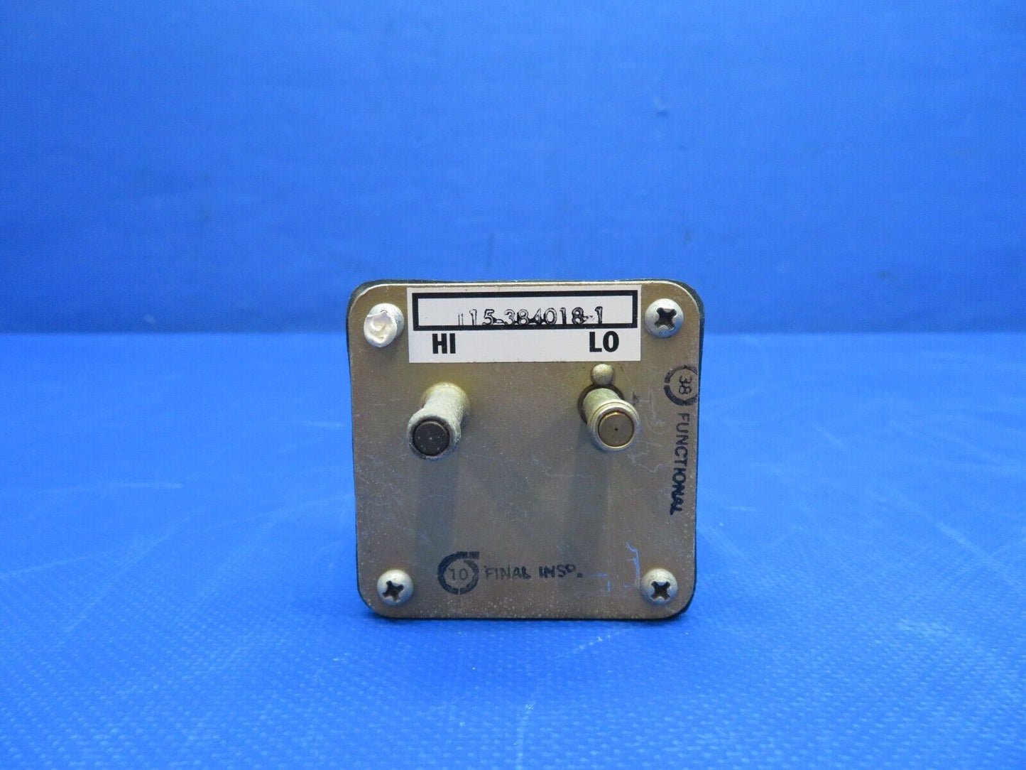 Airborne Instrument Air / Suction Gauge P/N 1G8-34 (0324-1732)