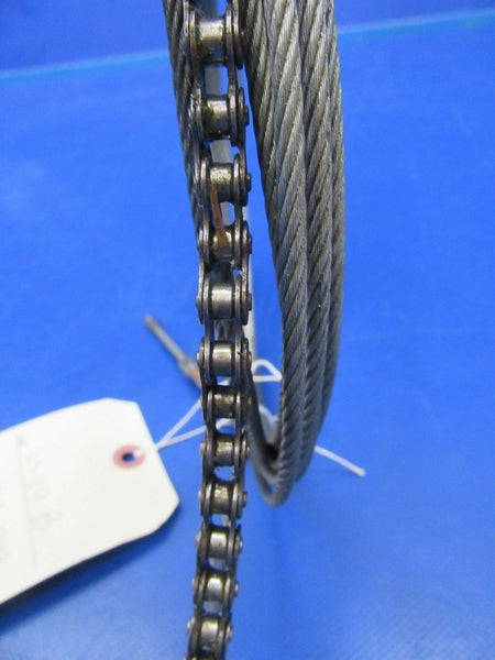 Beech Baron 95-B55 Cable Assy Rudder P/N 106-524048-37 (1018-279)